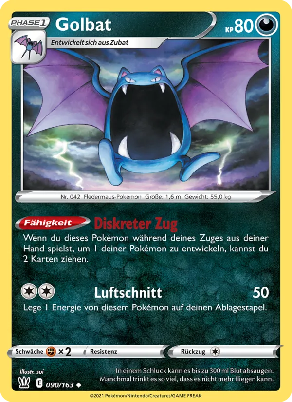 Golbat Kampfstile 90/163