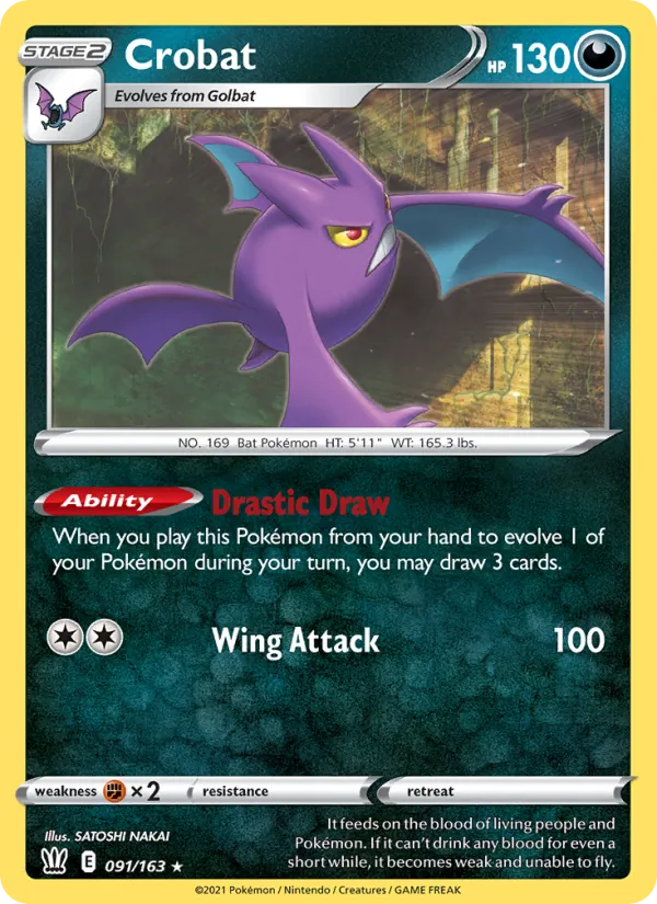 Crobat Battle Styles 91/163