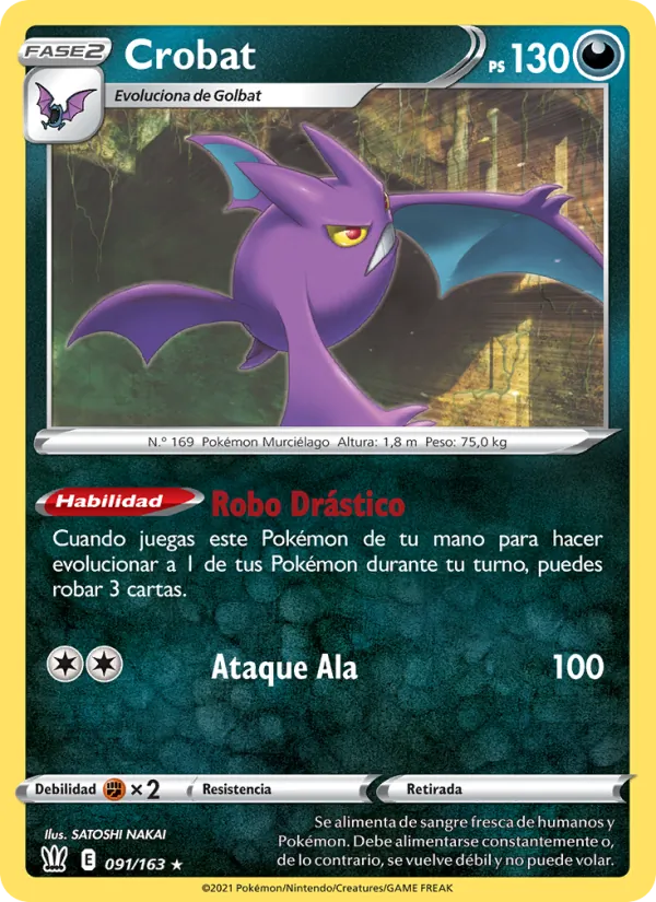 Crobat Estilos de Combate 91/163