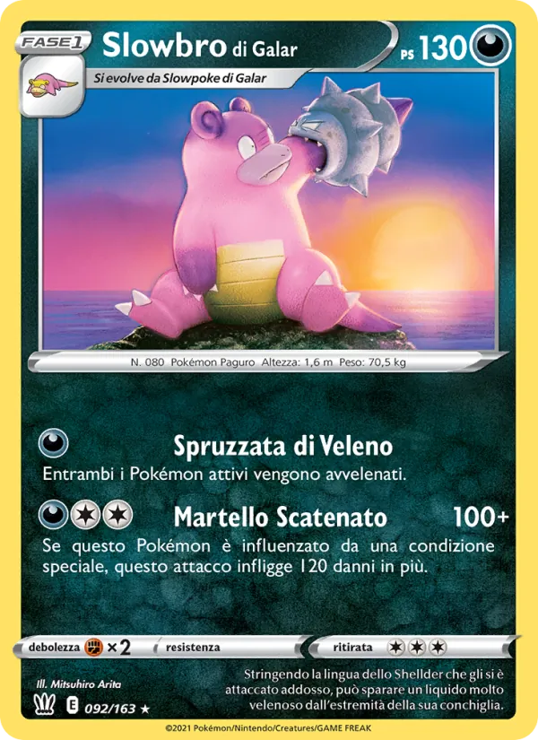 Slowbro di Galar Stili di Lotta 92/163
