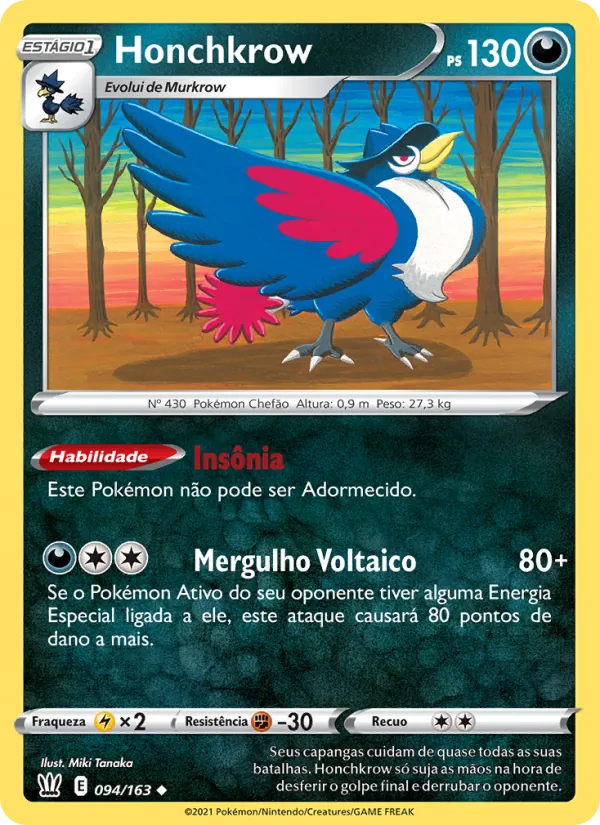 Honchkrow Estilos de Batalha 94/163