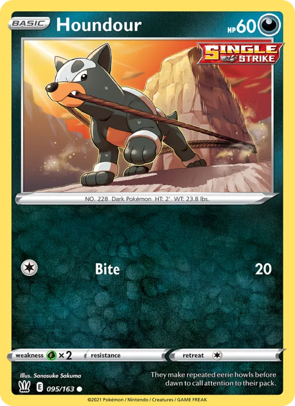 Houndour Battle Styles 95/163