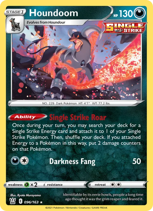 Houndoom Battle Styles 96/163