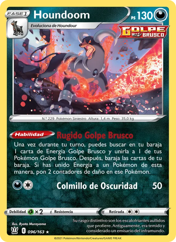 Houndoom Estilos de Combate 96/163