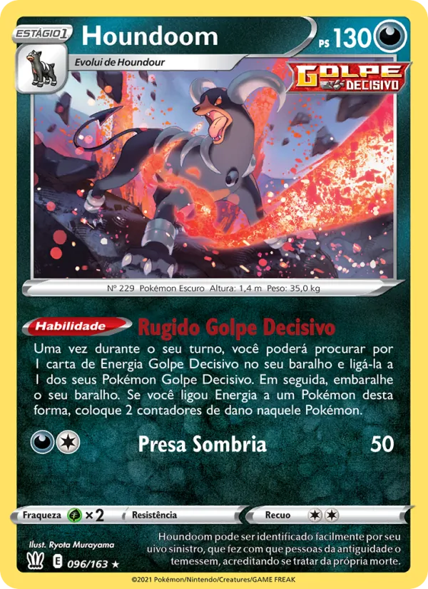 Houndoom Estilos de Batalha 96/163
