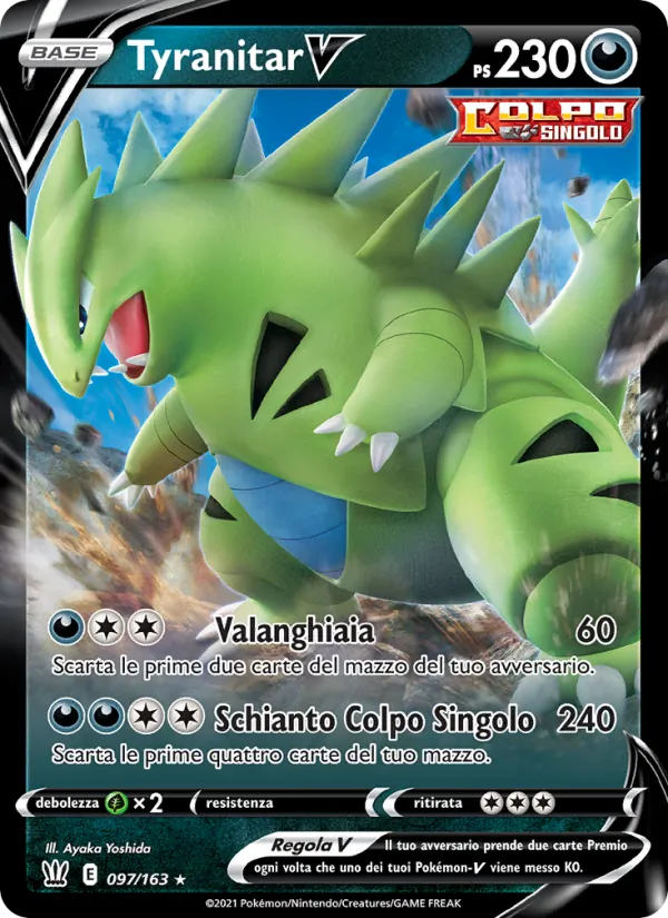 Tyranitar V Stili di Lotta 97/163