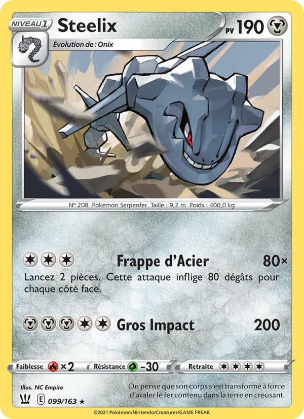 Steelix Styles de combat 99/163