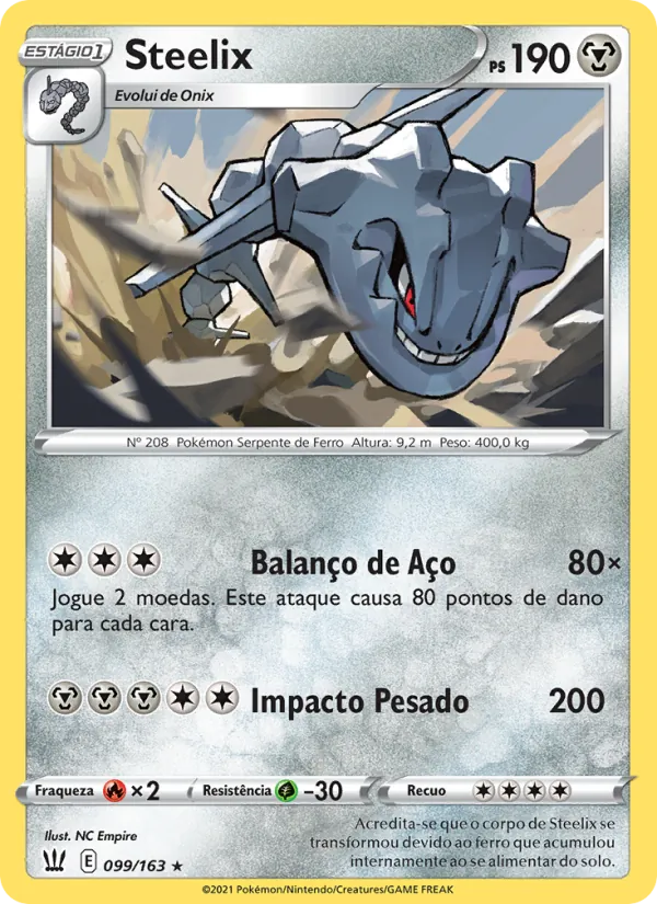 Steelix Estilos de Batalha 99/163