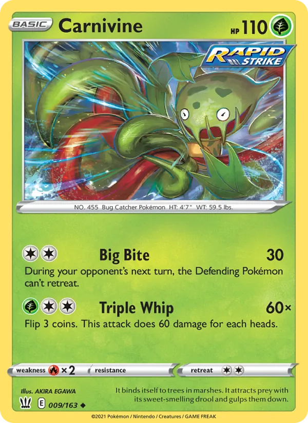 Carnivine Battle Styles 9/163