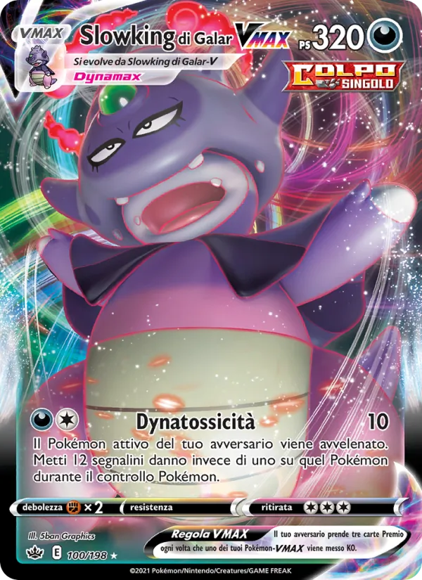 Slowking di Galar VMAX Regno Glaciale 100/198