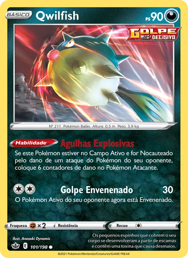 Qwilfish Reinado Arrepiante 101/198