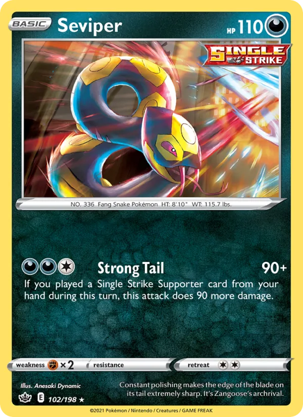 Seviper Chilling Reign 102/198