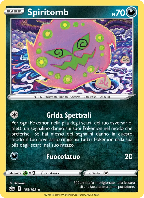 Spiritomb Regno Glaciale 103/198