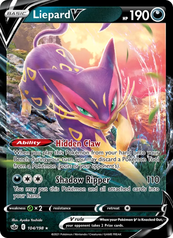 Liepard V Chilling Reign 104/198