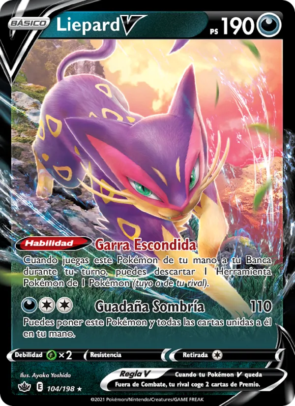 Liepard V Reinado Escalofriante 104/198
