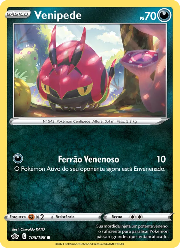 Venipede Reinado Arrepiante 105/198