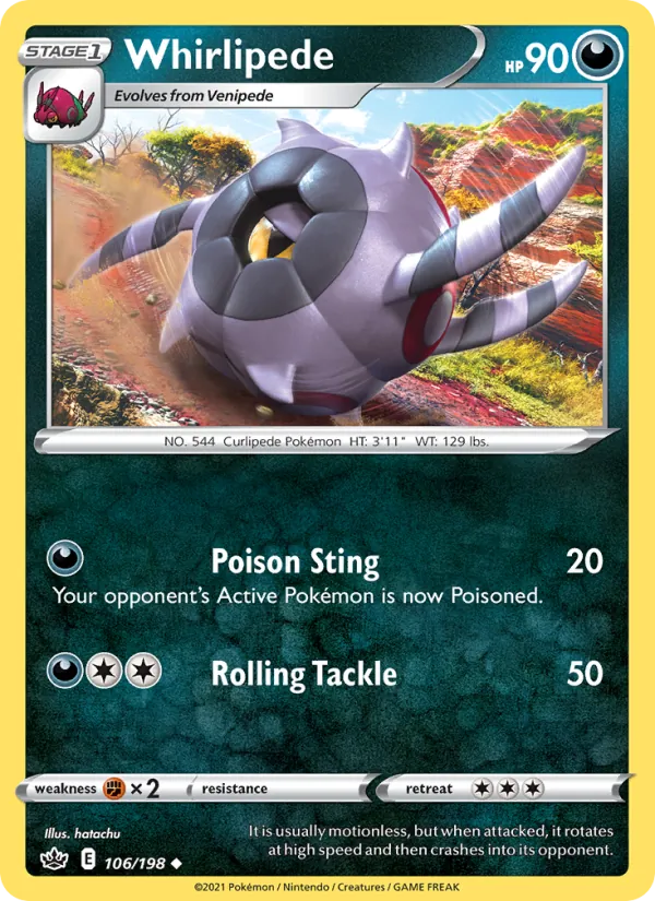 Whirlipede Chilling Reign 106/198