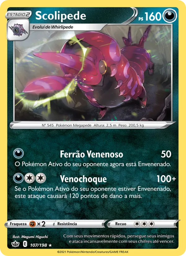 Scolipede Reinado Arrepiante 107/198