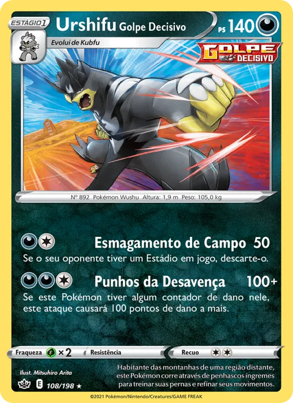 Urshifu Golpe Decisivo Reinado Arrepiante 108/198