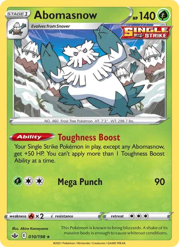 Abomasnow Chilling Reign 10/198