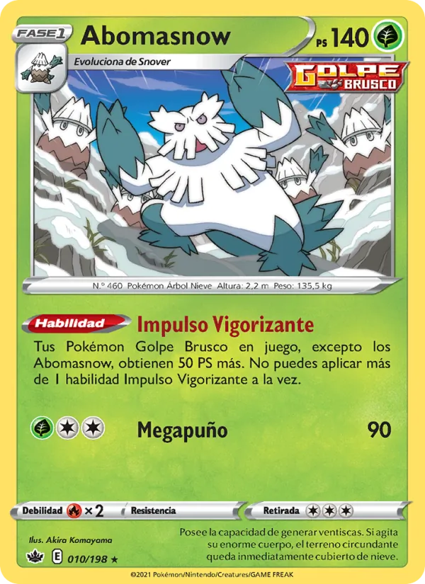Abomasnow Reinado Escalofriante 10/198