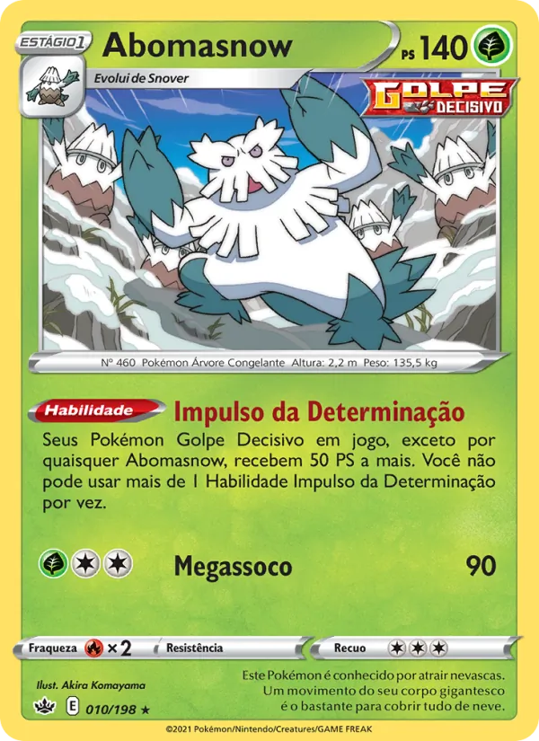 Abomasnow Reinado Arrepiante 10/198