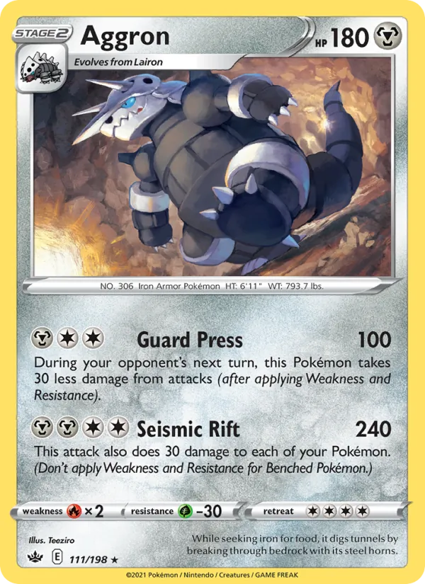 Aggron Chilling Reign 111/198