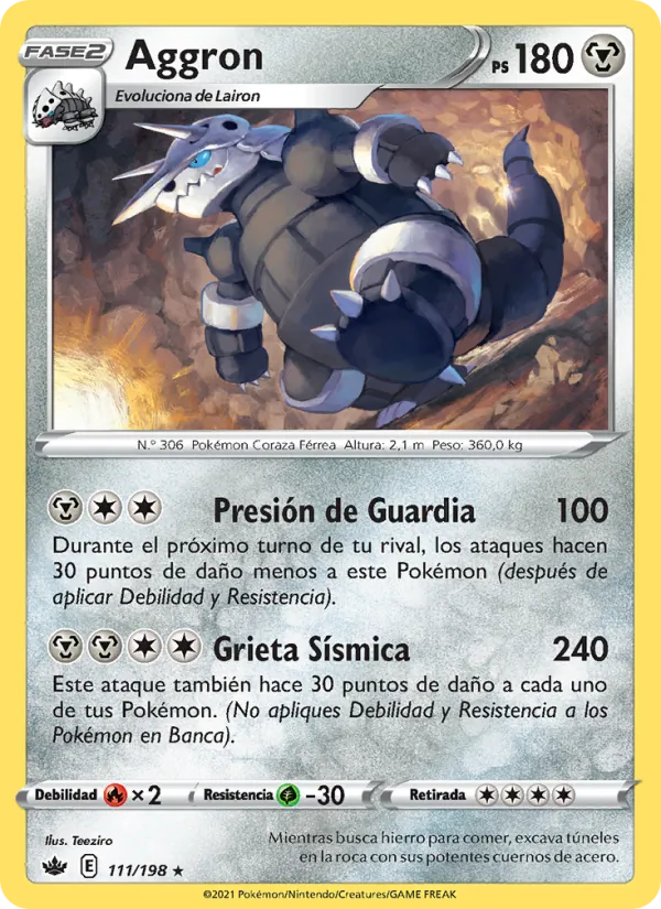 Aggron Reinado Escalofriante 111/198