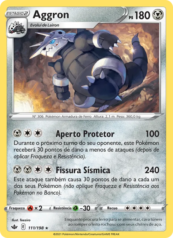 Aggron Reinado Arrepiante 111/198