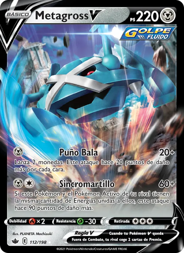Metagross V Reinado Escalofriante 112/198