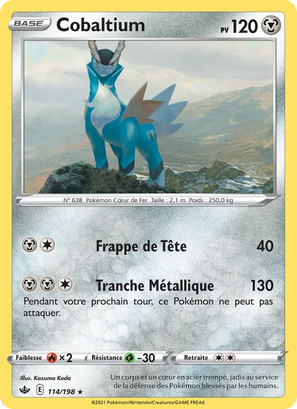 Cobaltium Règne de Glace 114/198