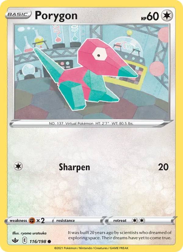 Porygon Chilling Reign 116/198