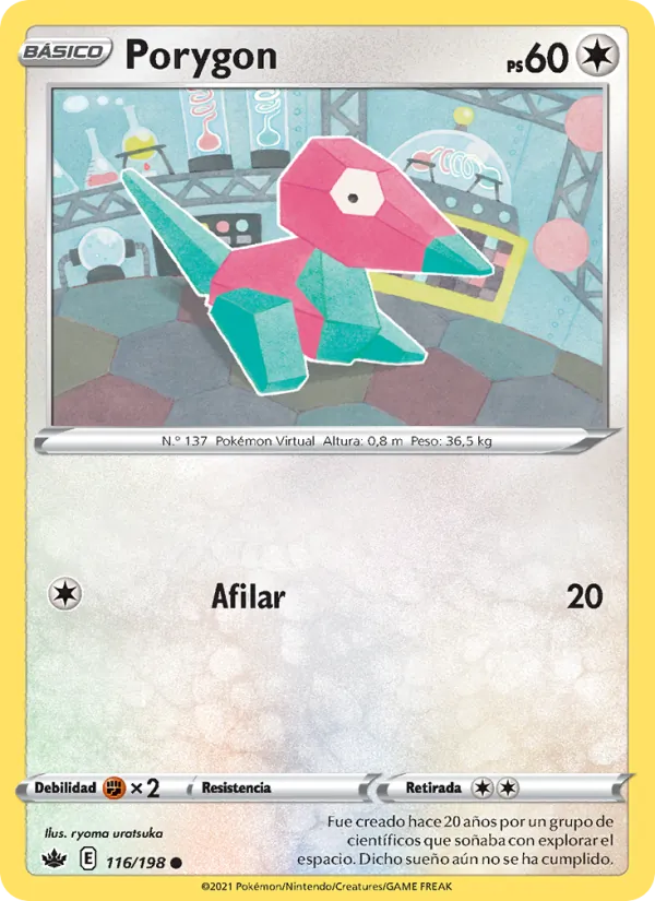 Porygon Reinado Escalofriante 116/198