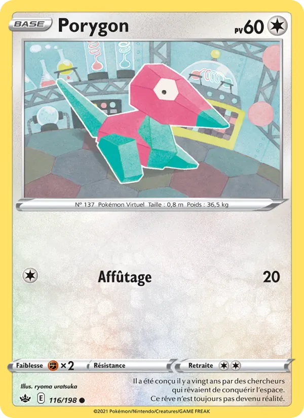 Porygon Règne de Glace 116/198