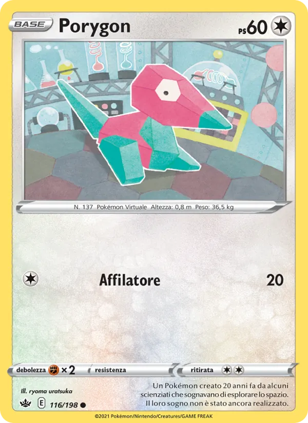 Porygon Regno Glaciale 116/198