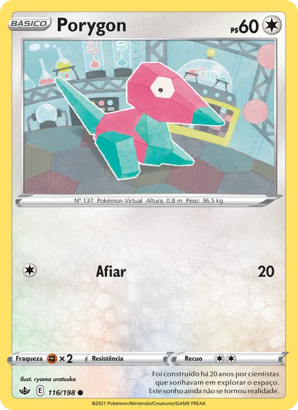 Porygon Reinado Arrepiante 116/198