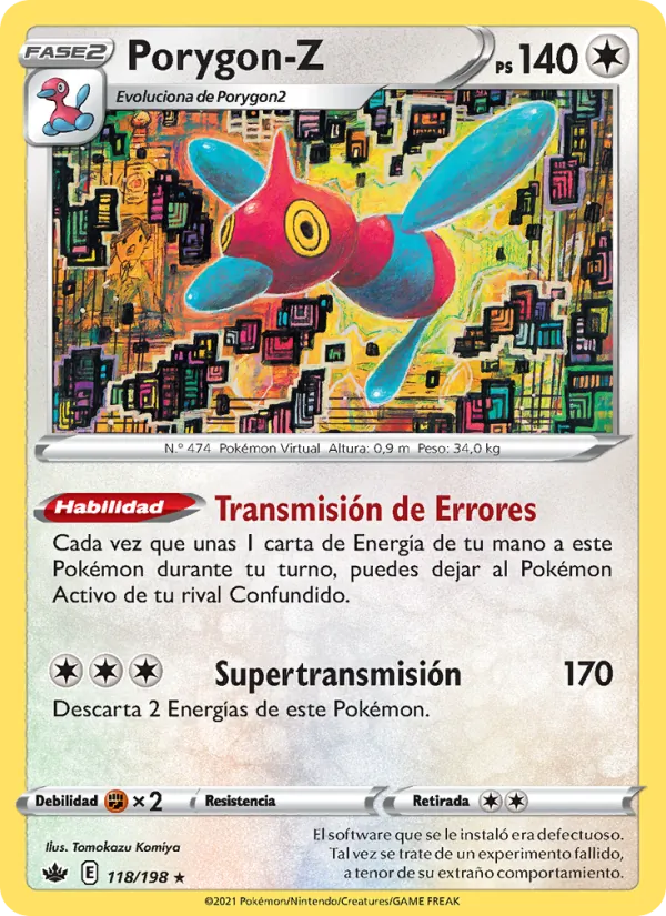 Porygon-Z Reinado Escalofriante 118/198