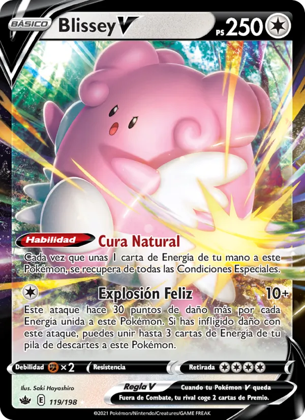 Blissey V Reinado Escalofriante 119/198