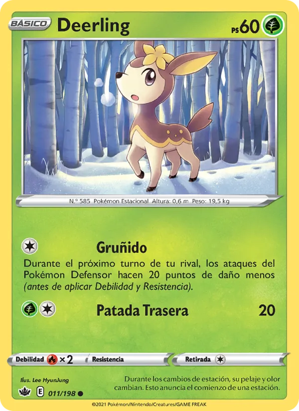 Deerling Reinado Escalofriante 11/198