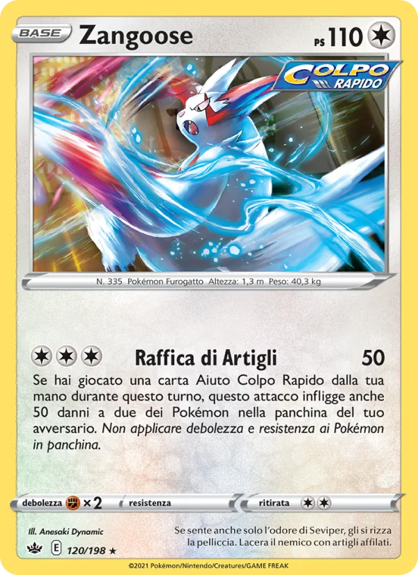 Zangoose Regno Glaciale 120/198