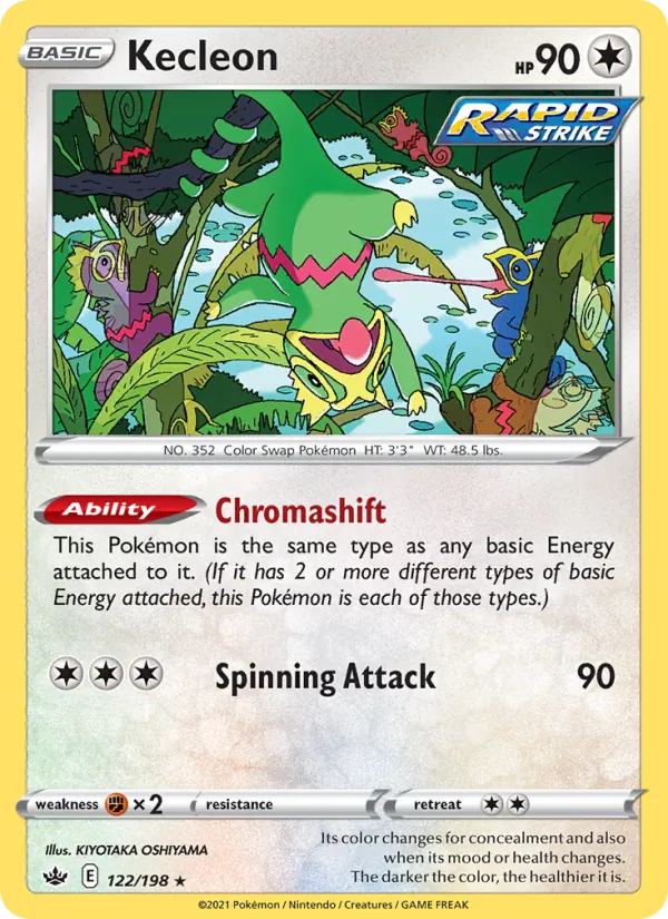 Kecleon Chilling Reign 122/198