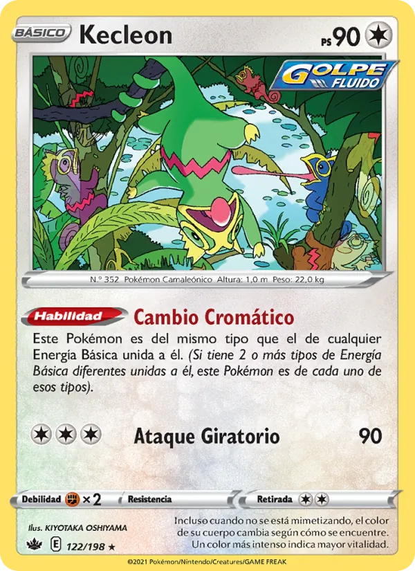 Kecleon Reinado Escalofriante 122/198