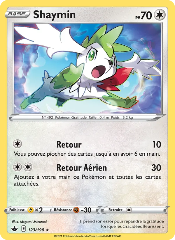 Shaymin Règne de Glace 123/198
