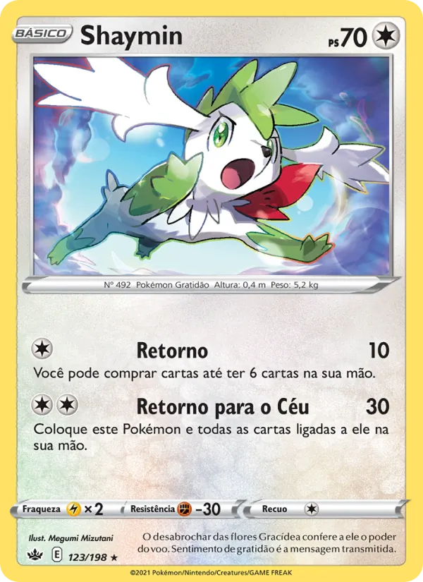 Shaymin Reinado Arrepiante 123/198