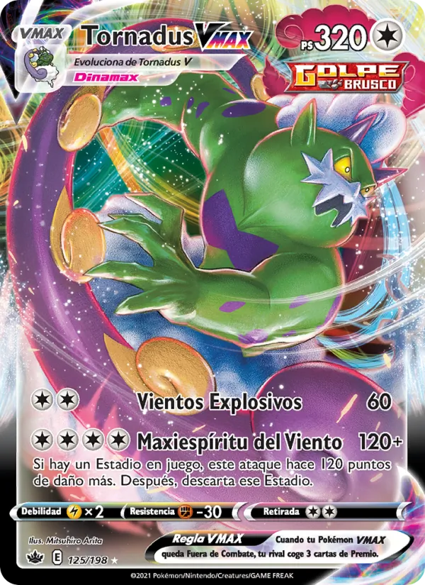 Tornadus VMAX Reinado Escalofriante 125/198
