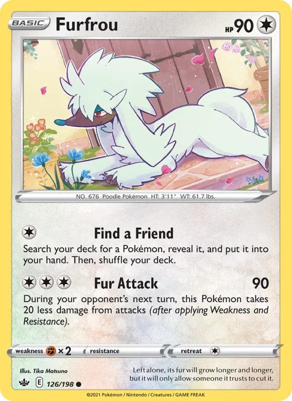 Furfrou Chilling Reign 126/198
