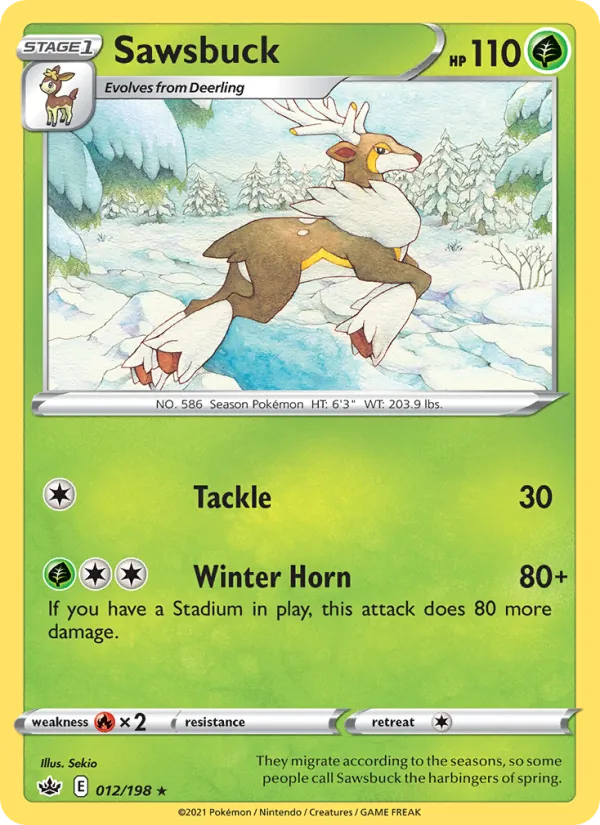 Sawsbuck Chilling Reign 12/198