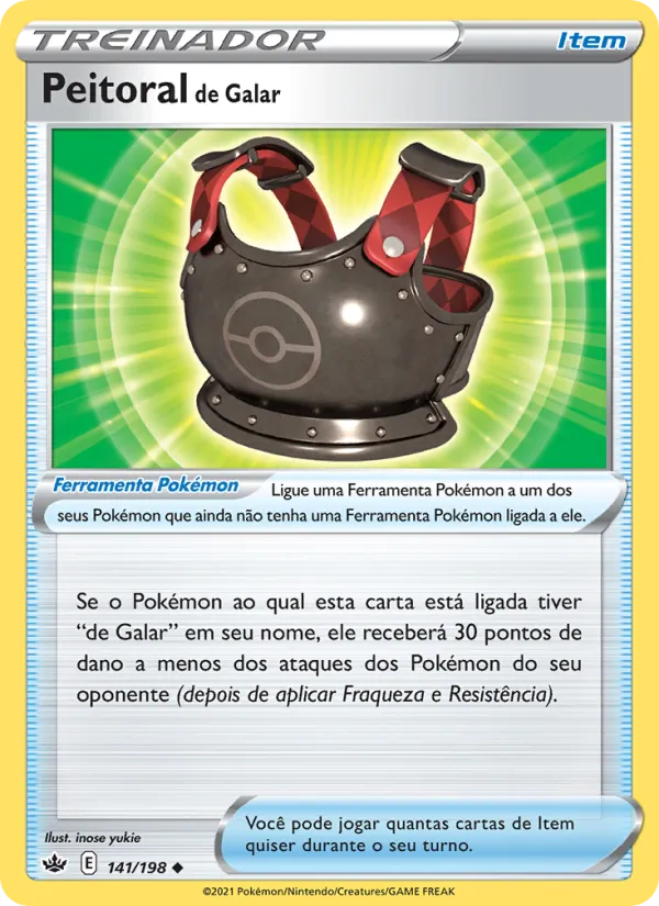 Peitoral de Galar Reinado Arrepiante 141/198