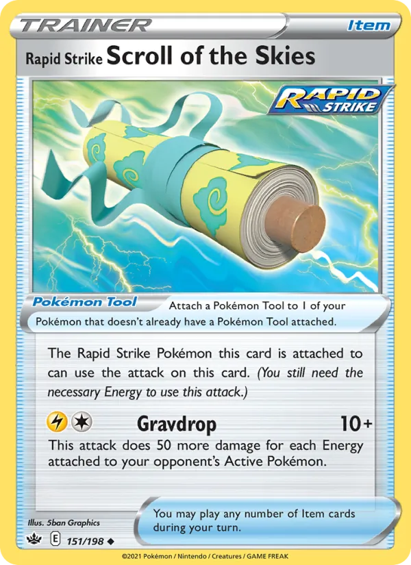 Rapid Strike Scroll of the Skies Chilling Reign 151/198