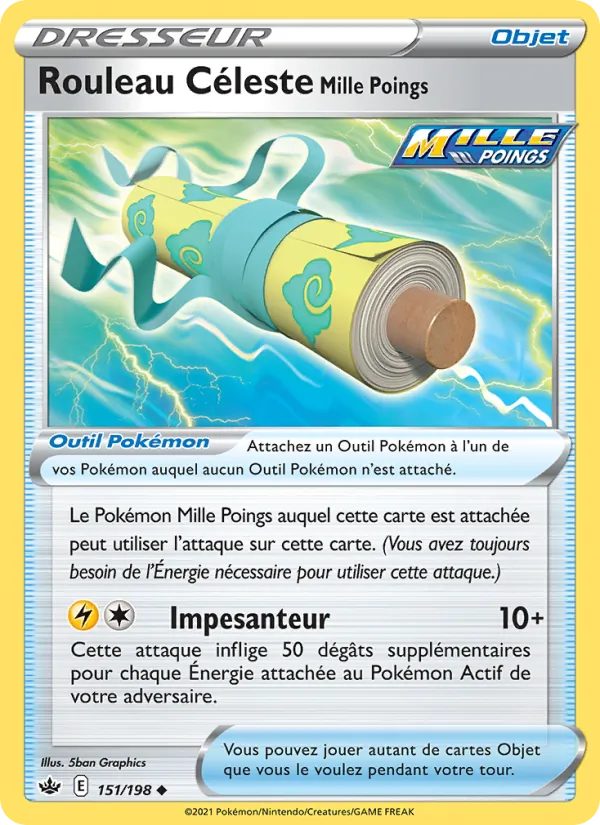 Rouleau Céleste Mille Poings Règne de Glace 151/198